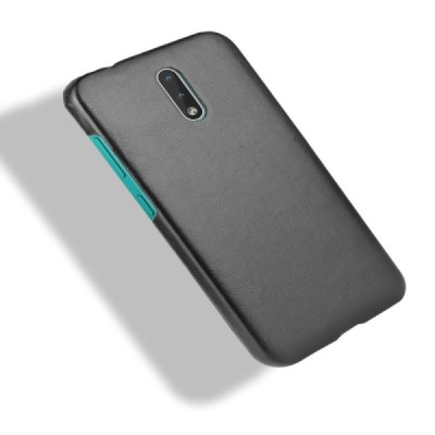 Soft Slim серии Nokia 2.3 чёрный кожаный чехол | Vacins.lv