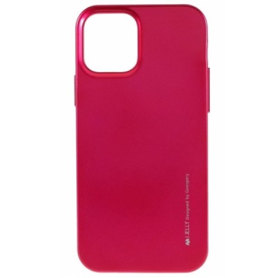Apple iPhone 12 Mini Mercury твердый силиконовый чехол (TPU) - тёмно-розовый | Vacins.lv