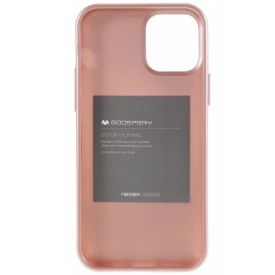 Apple iPhone 12 Mini Mercury твердый силиконовый чехол (TPU) - светло-розовый | Vacins.lv