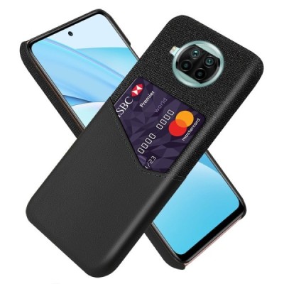 Xiaomi Mi 10T Lite 5G „KSQ“ Shell melns ādas apvalks ar iebūvētu karšu turētāju | Vacins.lv
