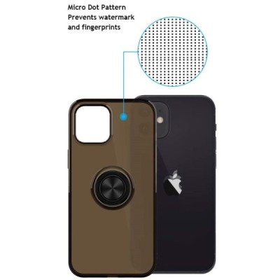 Apple iPhone 12 Mini „Sheet“ Kickstand (TPU) чёрный чехол | Vacins.lv