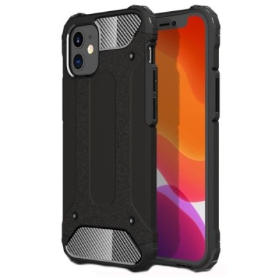Pastiprinātas aizsardzības melns Apple iPhone 12 Mini apvalks | Vacins.lv