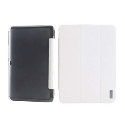 Rock Elegant atverčiamas Samsung Galaxy Tab 4 10.1 T535 (T530, T531) baltas dėklas / Priedai.lt