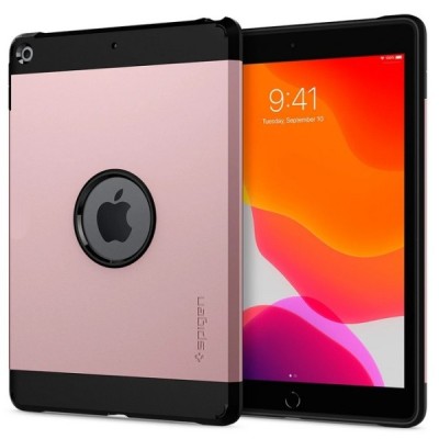 Apple iPad 10.2 (2019) Spigen Tough Armor pastiprinātas aizsardzības rozs apvalks | Vacins.lv