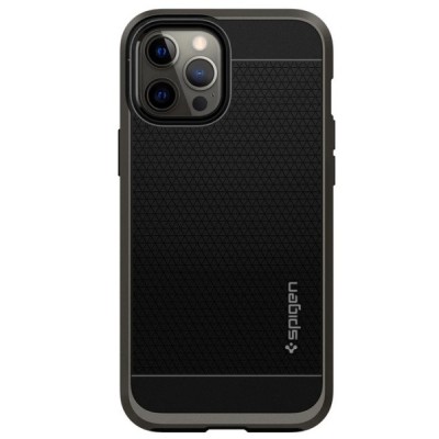 „Spigen“ Neo Hybrid Gunmetal усиленная защита чёрный чехол для Apple iPhone 12 Pro Max | Vacins.lv