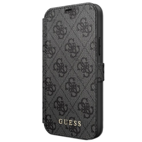 „Guess“ чехол-книжка - чёрный (iPhone 12 Mini)
