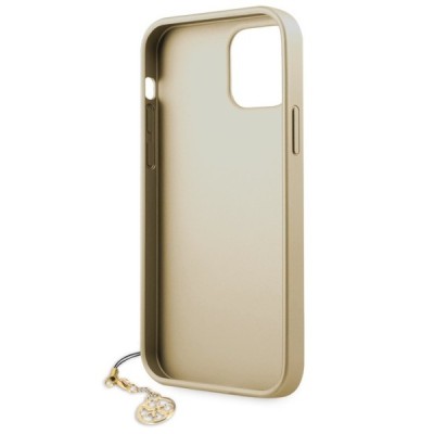 „Guess“ Apple iPhone 12 (12 Pro) чёрный твердый силиконовый чехол | Vacins.lv