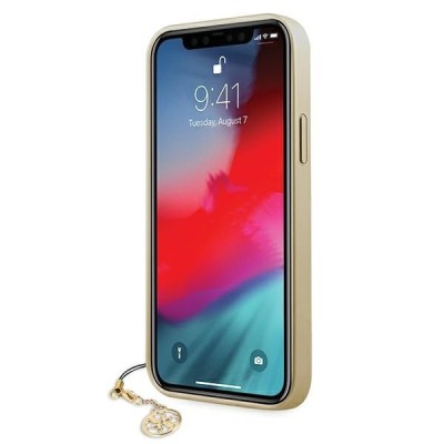 Apple iPhone 12 (12 Pro) „Guess“ brūns silikons apvalks | Vacins.lv