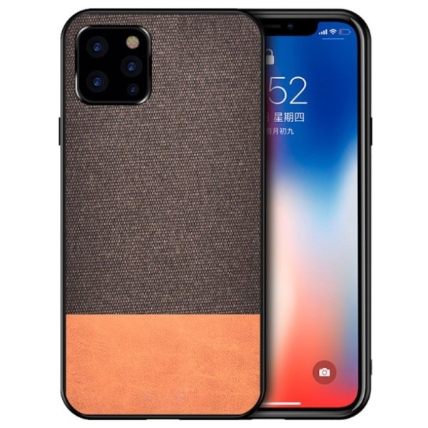 „Bi-Color“ Splicing ādas apvalks - brūns (iPhone 12 Pro Max)