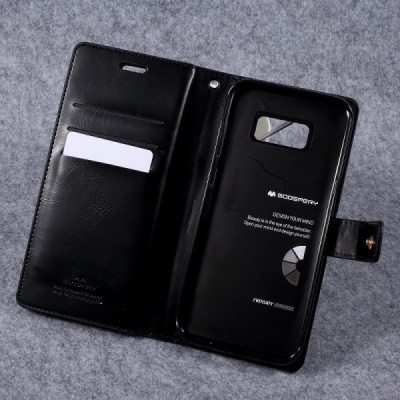 „Mercury“ Mansoor Samsung Galaxy S8+ (G955) чёрный чехол-книжка | Vacins.lv