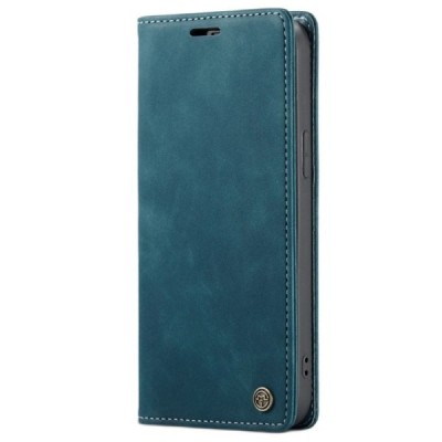 Apple iPhone 12 Pro Max CaseMe Retro открываемый, зелёного цвета, кожаный чехол – книжка | Vacins.lv