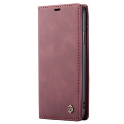 Apple iPhone 11 CaseMe Retro открываемый, бордогово цвета, кожаный чехол – книжка | Vacins.lv