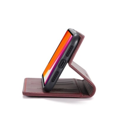 Apple iPhone 11 CaseMe Retro открываемый, бордогово цвета, кожаный чехол – книжка | Vacins.lv