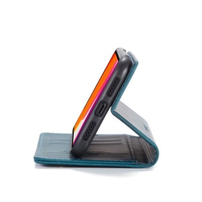 Apple iPhone 11 CaseMe Retro открываемый, зелёного цвета, кожаный чехол – книжка | Vacins.lv