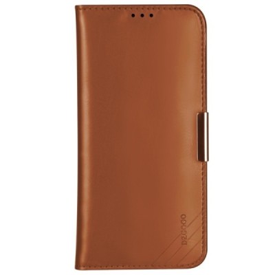 „Dzgogo“ Royale открываемый коричневый кожаный чехол – книжка для Apple iPhone 12 Pro Max | Vacins.lv