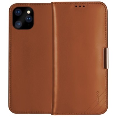„Dzgogo“ Royale открываемый коричневый кожаный чехол – книжка для Apple iPhone 12 Pro Max | Vacins.lv