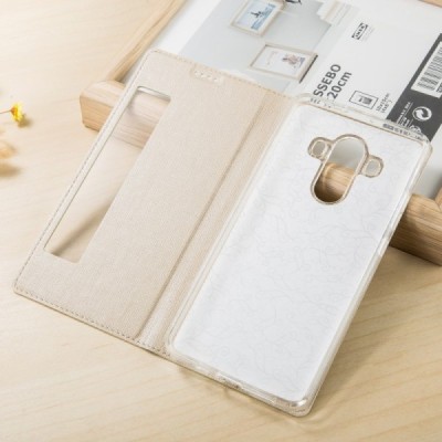 Huawei Mate 10 Pro „Vili“ S View Cover чехол-книжка с коробкой - золотой | Vacins.lv