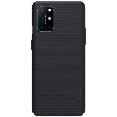 Nillkin Frosted Shield OnePlus 8T melns plastmasas futrālis | Vacins.lv