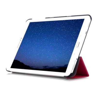 Samsung Galaxy Tab S2 9,7 (T815, T810) розовый кожаный чехол-книжка (складной) | Vacins.lv