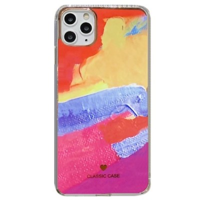Apple iPhone 12 Pro Max „Painting“ прозрачный силиконовый чехол с черной рамкой | Vacins.lv
