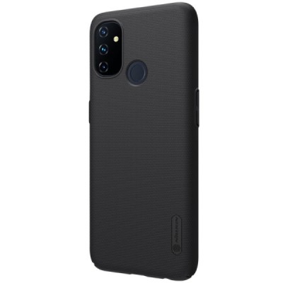 Nillkin Frosted Shield OnePlus Nord N100 melns plastmasas futrālis | Vacins.lv