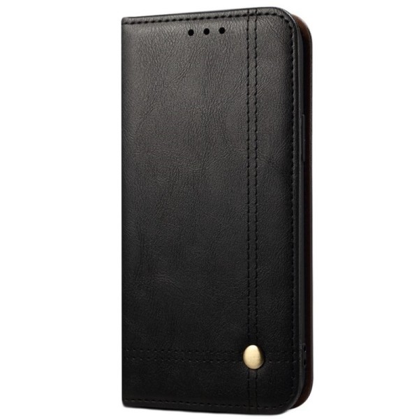 „Deluxe“ чехол-книжка - чёрный (OnePlus Nord N100)