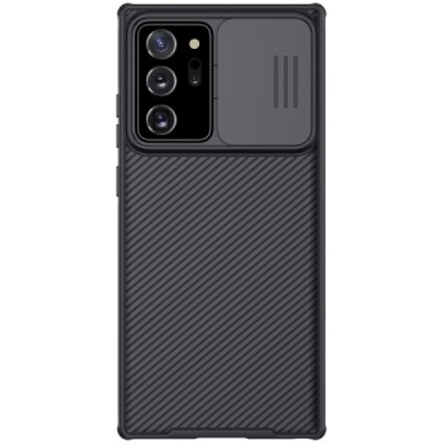 Samsung Galaxy Note 20 Ultra (N986F) „Nillkin“ CamShield чёрный чехол, задняя часть с защитой камеры | Vacins.lv