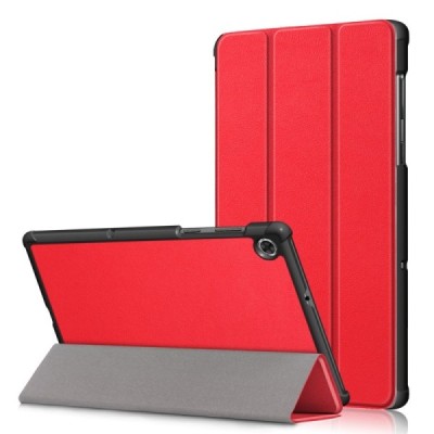 Lenovo Tab M10 10.1" HD Gen 2 (TB-X306F, X306X) красный кожаный чехол-книжка (складной) | Vacins.lv