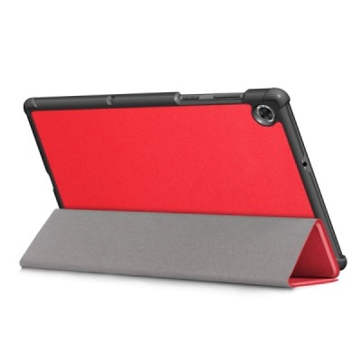 Lenovo Tab M10 10.1" HD Gen 2 (TB-X306F, X306X) красный кожаный чехол-книжка (складной) | Vacins.lv