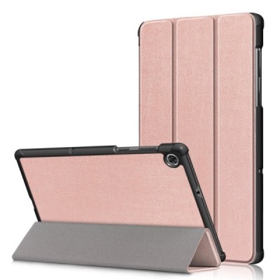 Lenovo Tab M10 10.1" HD Gen 2 (TB-X306F, X306X) золотой кожаный чехол-книжка (складной) | Vacins.lv