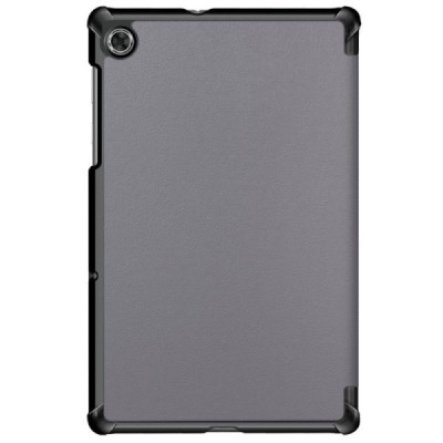 Lenovo Tab M10 10.1" HD Gen 2 (TB-X306F, X306X) серый кожаный чехол-книжка (складной) | Vacins.lv