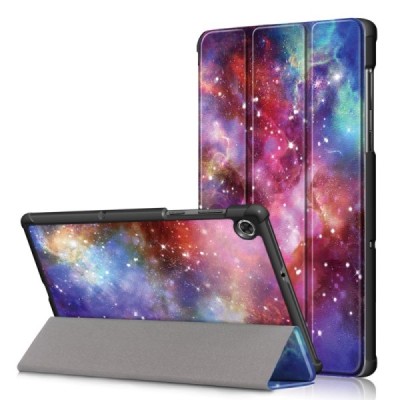 Lenovo Tab M10 10.1" HD Gen 2 (X306F, X306X) „Cosmo“ открываемый разноцветный кожаный чехол - книжка | Vacins.lv