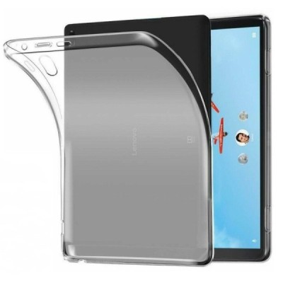 Lenovo Tab M10 10.1" HD Gen 2 (X306F, X306X) твердый силиконовый прозрачный чехол из TPU - задняя часть | Vacins.lv