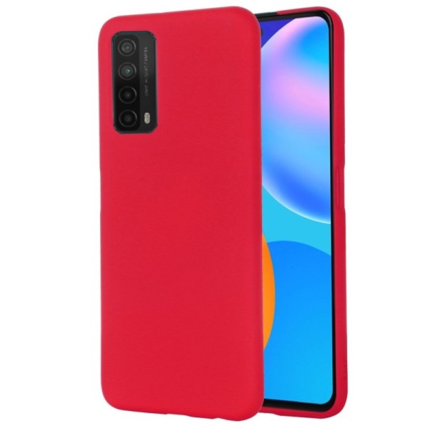 „Shell“ cieta silikona (TPU) apvalks - sarkans (P smart 2021)