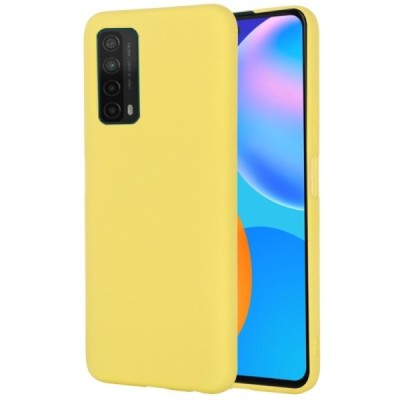 Huawei P smart 2021 Shell (TPU) твердый силиконовый чехол - жёлтый | Vacins.lv