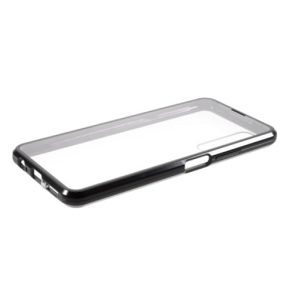 Huawei P smart 2021 dzidrs (caurspīdīgs) Frame magnētiskais aizsedzams plastmasas apvalks | Vacins.lv
