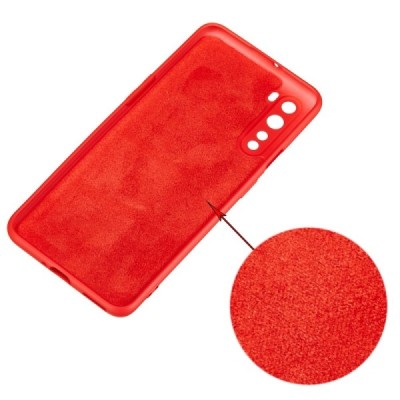 OnePlus Nord „Shell“ cieta silikona (TPU) sarkans apvalks | vacins.lv