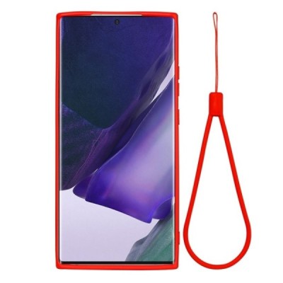Samsung Galaxy Note 20 Ultra (N986F) „Shell“ cieta silikona (TPU) sarkans apvalks | vacins.lv