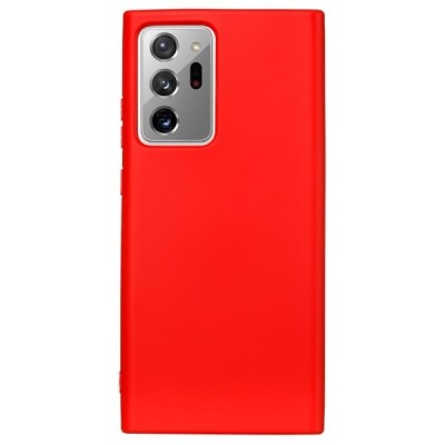 Samsung Galaxy Note 20 Ultra (N986F) „Shell“ cieta silikona (TPU) sarkans apvalks | vacins.lv
