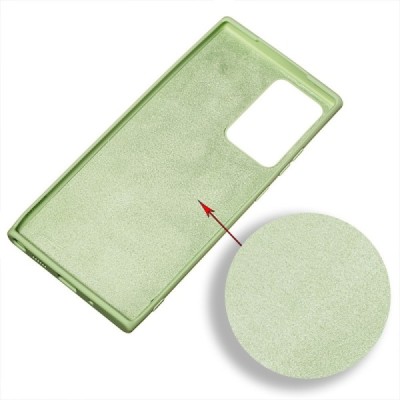 Samsung Galaxy Note 20 Ultra (N986F) „Shell“ cieta silikona (TPU) zaļš apvalks | Vacins.lv