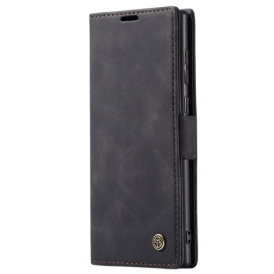 Samsung Galaxy Note 20 Ultra (N986F) CaseMe Retro открываемый, чёрного цвета, кожаный чехол – книжка | Vacins.lv