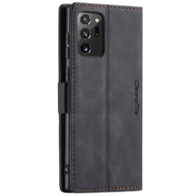 Samsung Galaxy Note 20 Ultra (N986F) CaseMe Retro открываемый, чёрного цвета, кожаный чехол – книжка | Vacins.lv