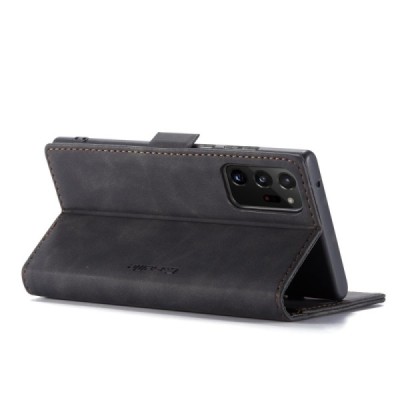Samsung Galaxy Note 20 Ultra (N986F) CaseMe Retro открываемый, чёрного цвета, кожаный чехол – книжка | Vacins.lv