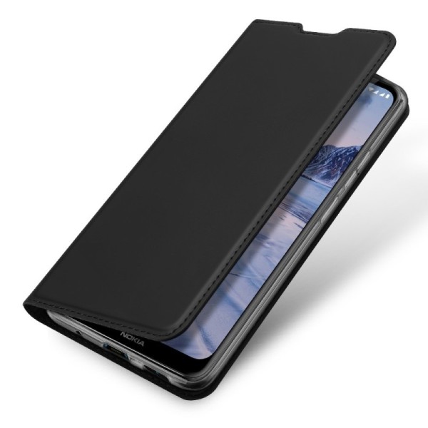 „Dux Ducis“ Skin atvērams maciņš - melns (Nokia 2.4)