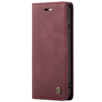 Apple iPhone SE 2020 (iPhone 7, 8) CaseMe Retro открываемый, бордового цвета, кожаный чехол – книжка | Vacins.lv