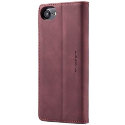 Apple iPhone SE 2020 (iPhone 7, 8) CaseMe Retro открываемый, бордового цвета, кожаный чехол – книжка | Vacins.lv