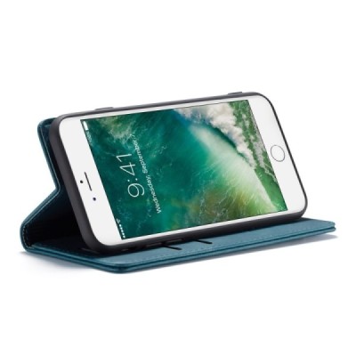 Apple iPhone SE 2020 (iPhone 6, 6s, 7, 8) CaseMe Retro открываемый, зелёного цвета, кожаный чехол – книжка | Vacins.lv