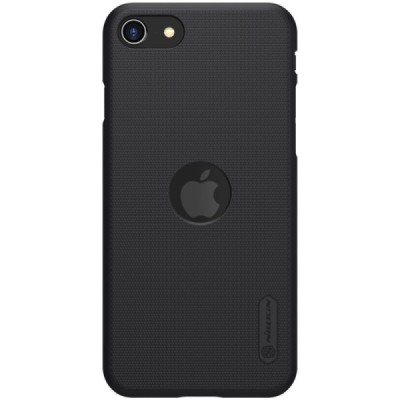 Nillkin Frosted Shield Apple iPhone SE 2020 (Apple iPhone SE 2022) черный пластиковый чехол | Vacins.lv