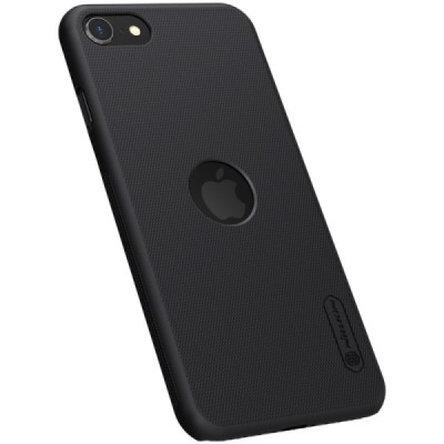 Nillkin Frosted Shield Apple iPhone SE 2020 (Apple iPhone SE 2022) черный пластиковый чехол | Vacins.lv
