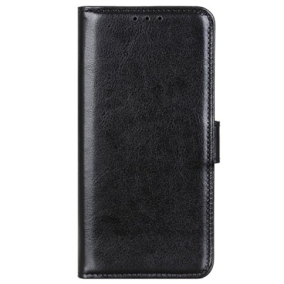 LG K22 открываемый чёрный кожаный чехол - книжка | Vacins.lv